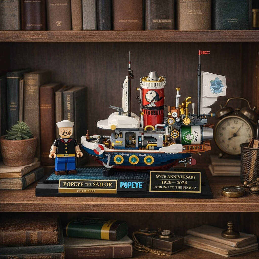 [PRE-ORDER] Popeye 97th Anniversary Building Set