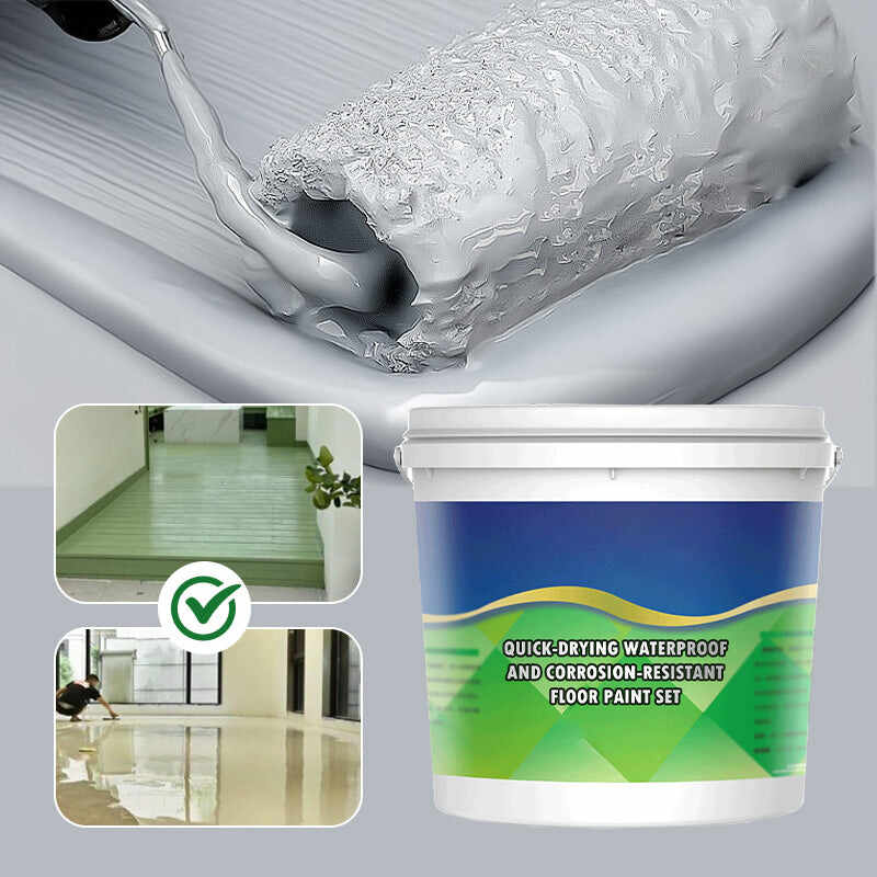 Quick-Drying Waterproof and Corrosion-Resistant Floor Paint Set