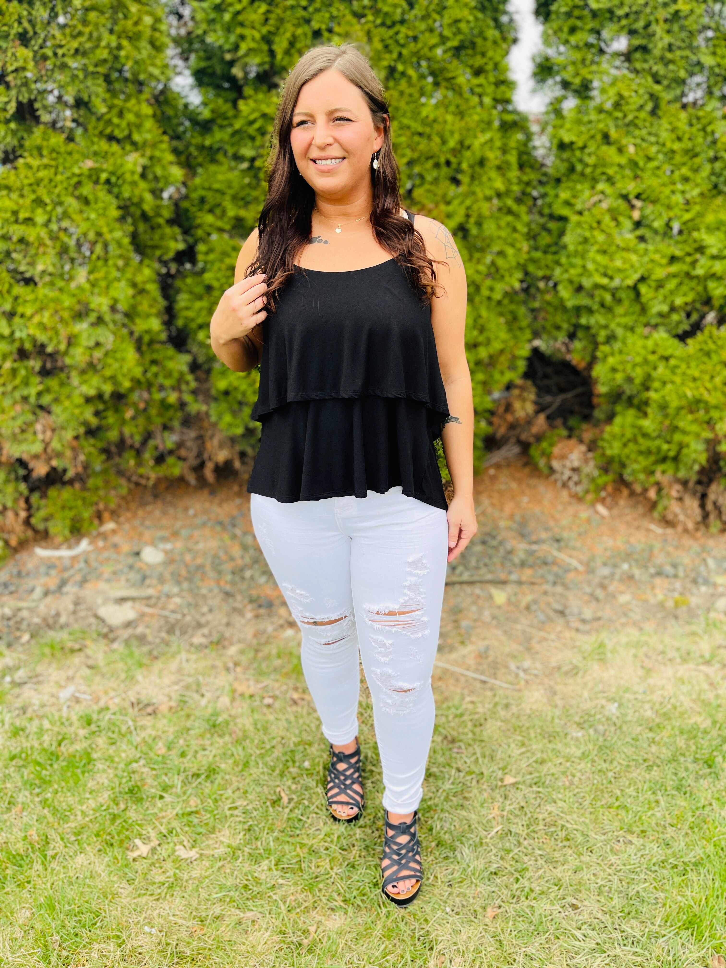PLUS/REG White Sand Skinny Jeans
