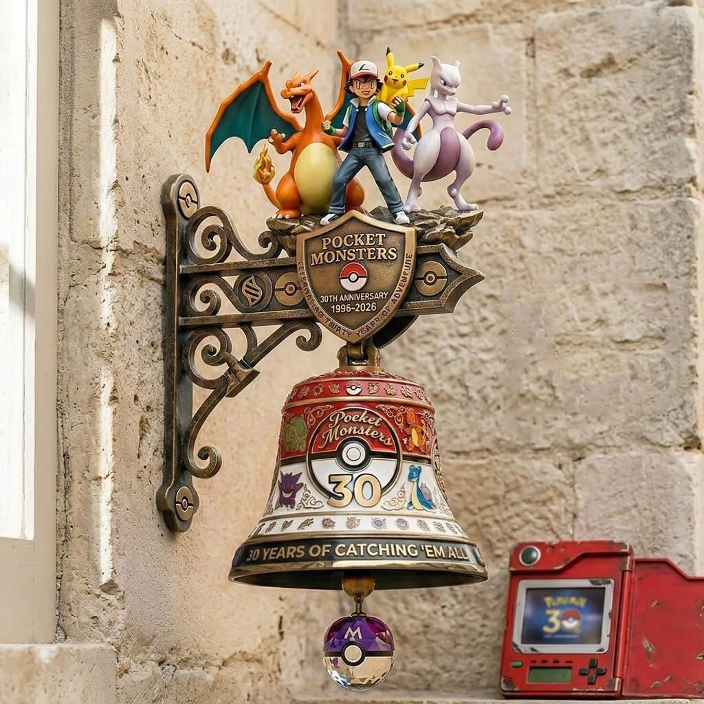 ⚡ Pokémon 30th Anniversary Limited Edition Wall Bell
