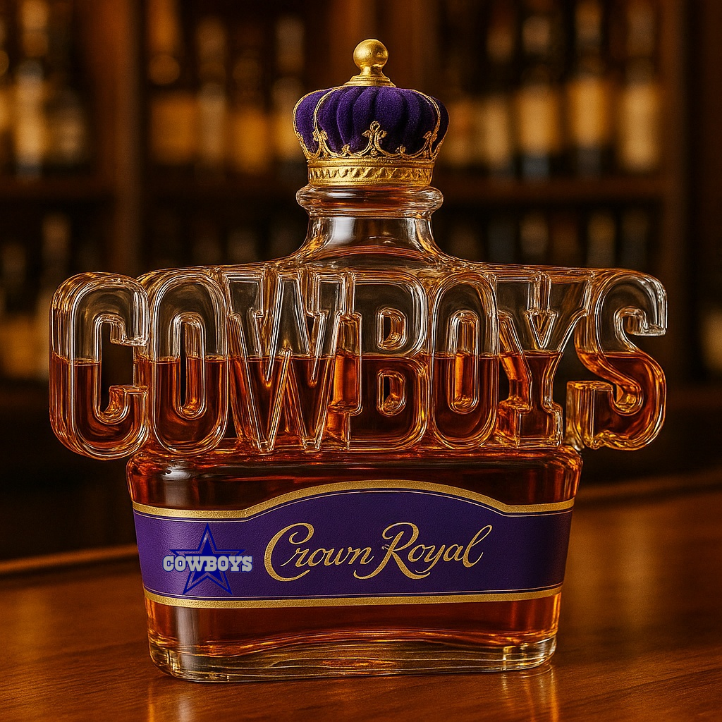 Dallas Cowboys Whiskey Bottle