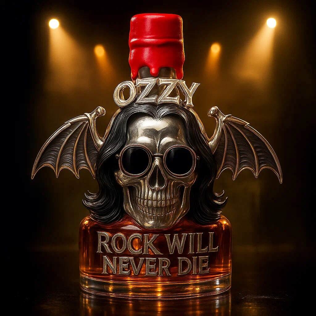 Ozzy Osbourne Limited Edition Whisky Bottle