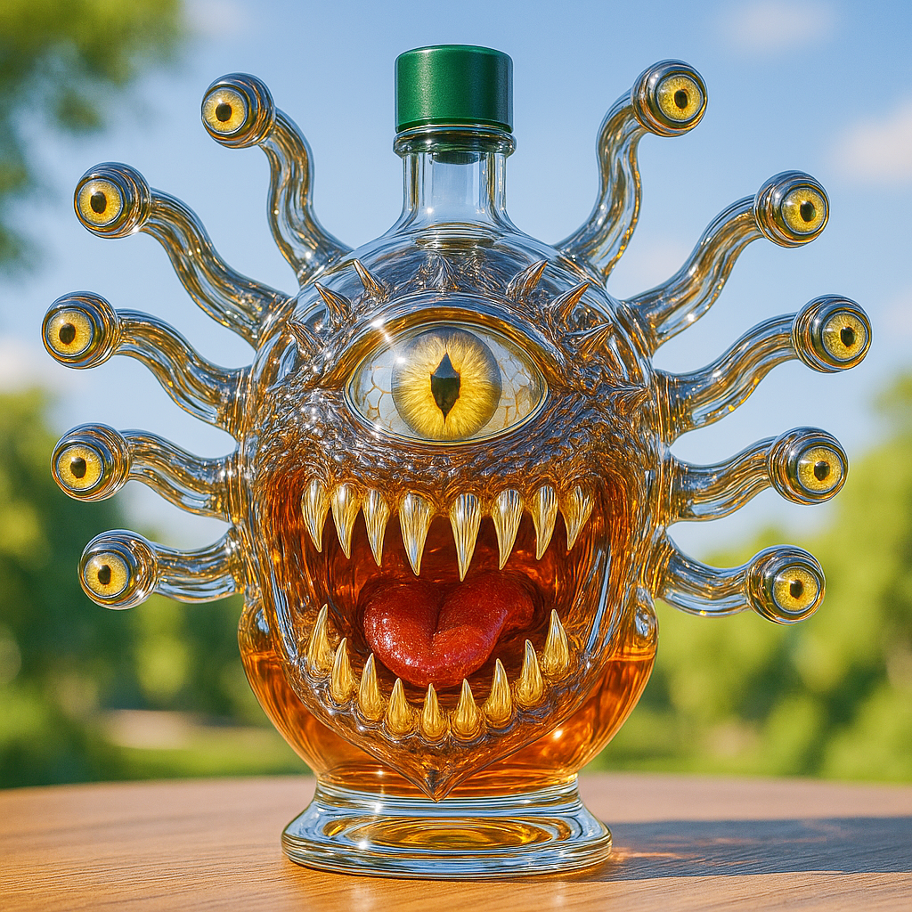 DND Beholder Whiskey Bottle