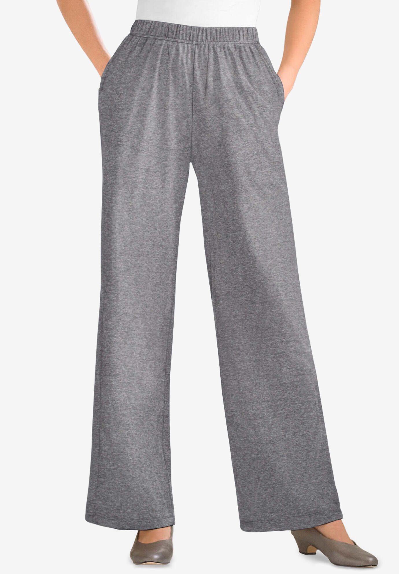 7-Day Knit Wide-Leg Pant