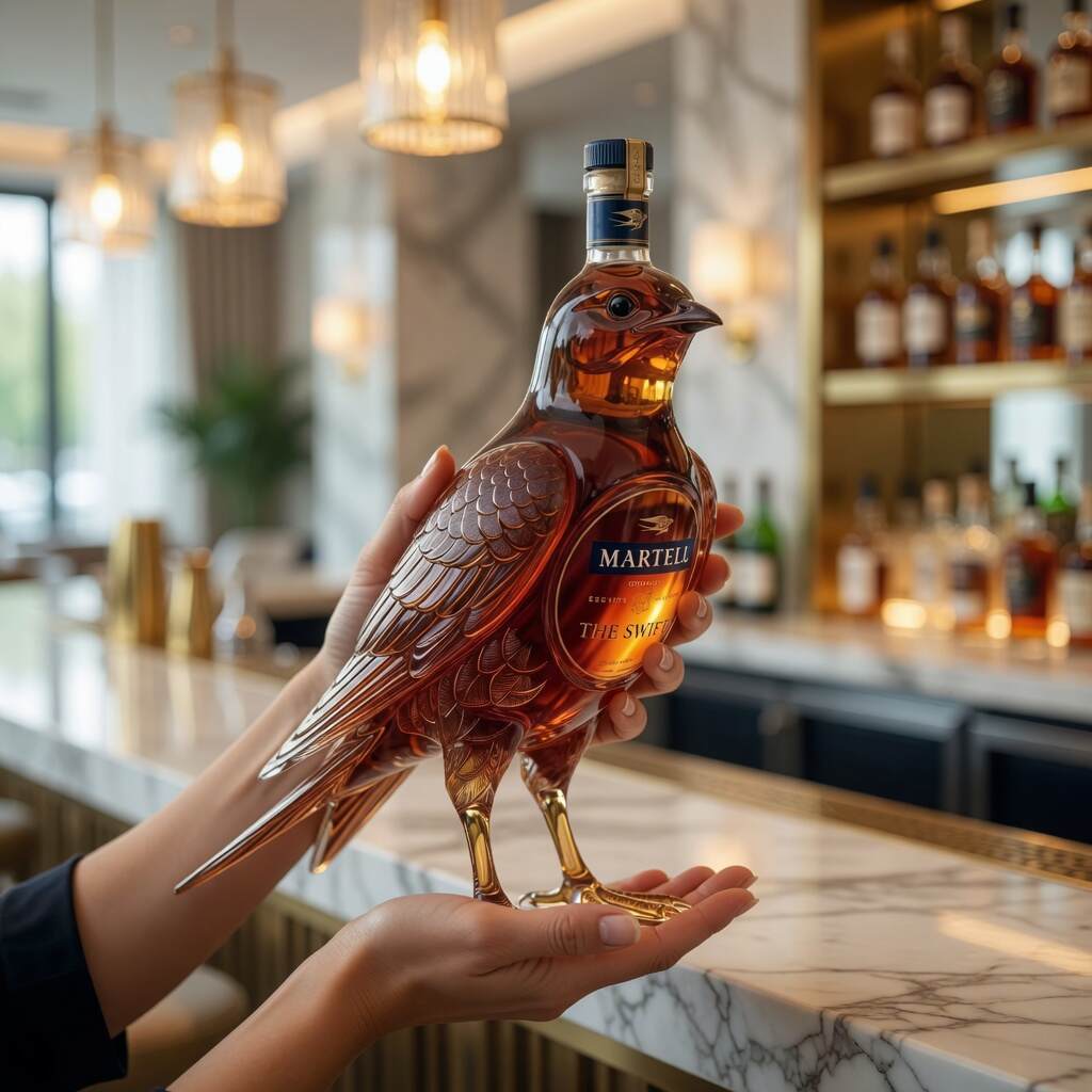 🥃✨ Martell 3D The Swift Cognac Bird Bottle