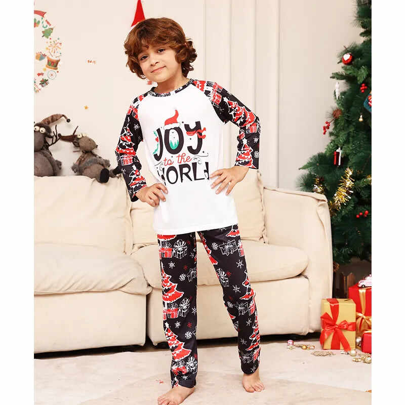 Joy To The World Matching Christmas Pajamas