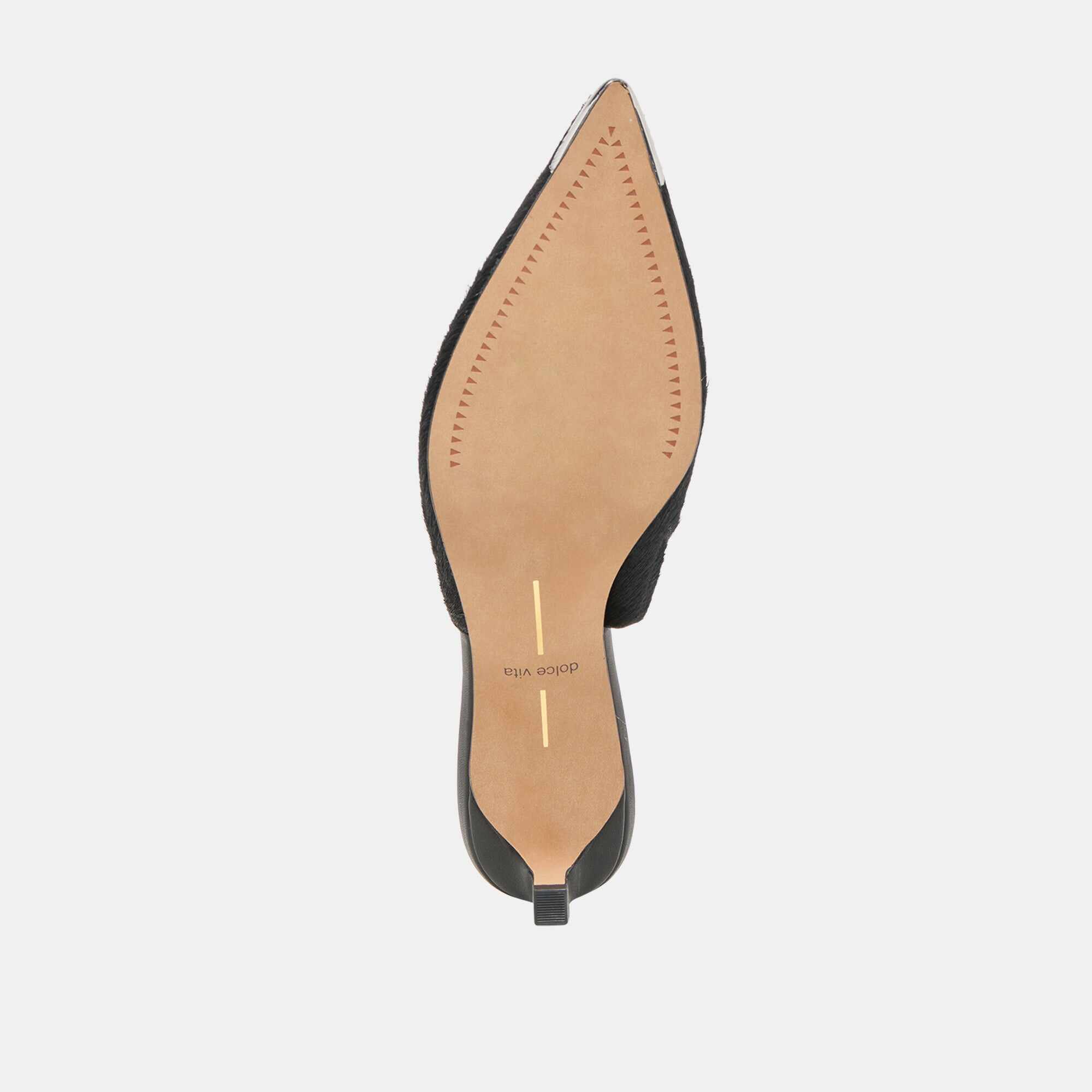 LEXY HEELS NERO CALF HAIR
