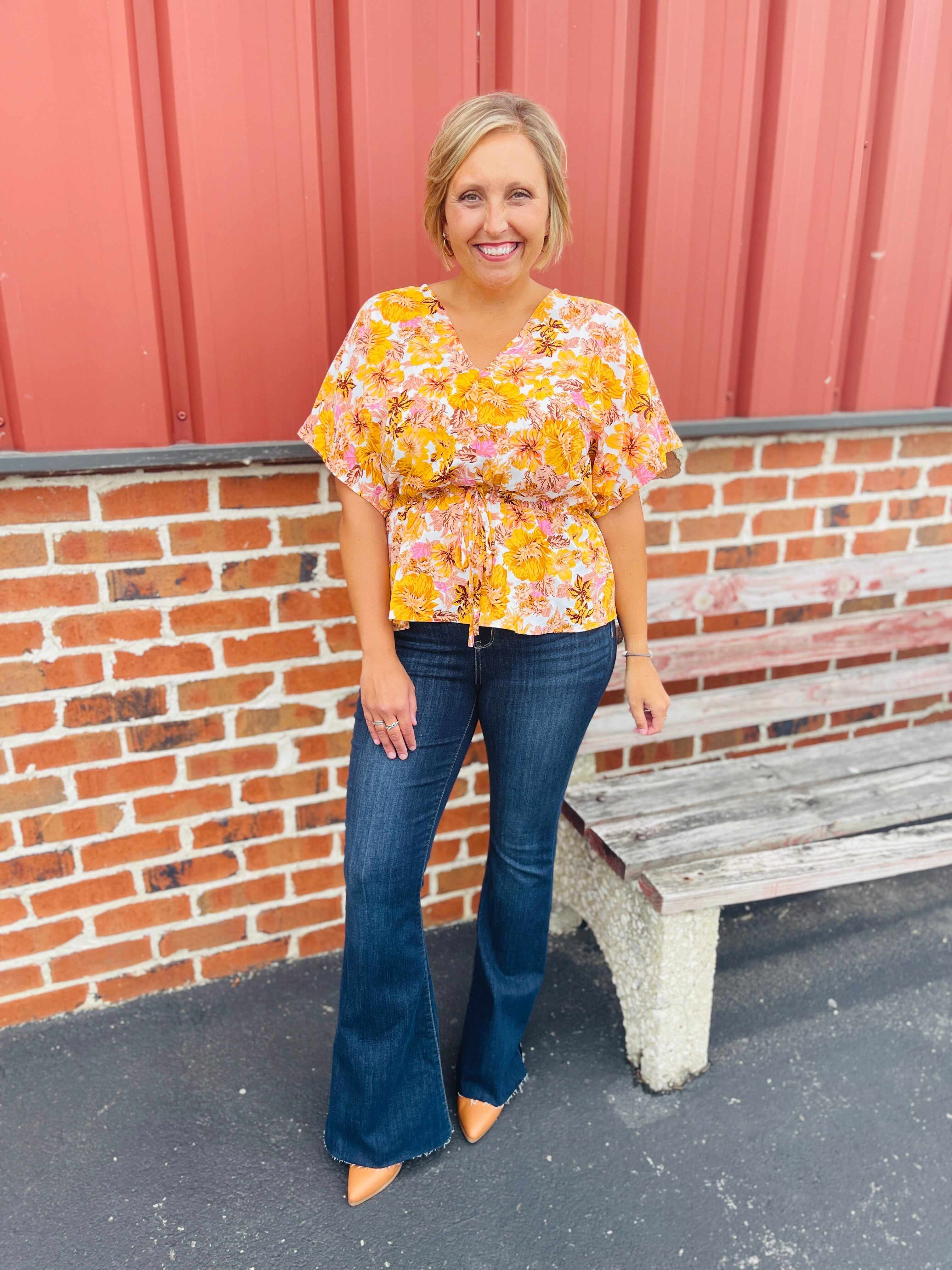RESTOCK! REG/CURVY See Ya There Flare Jeans