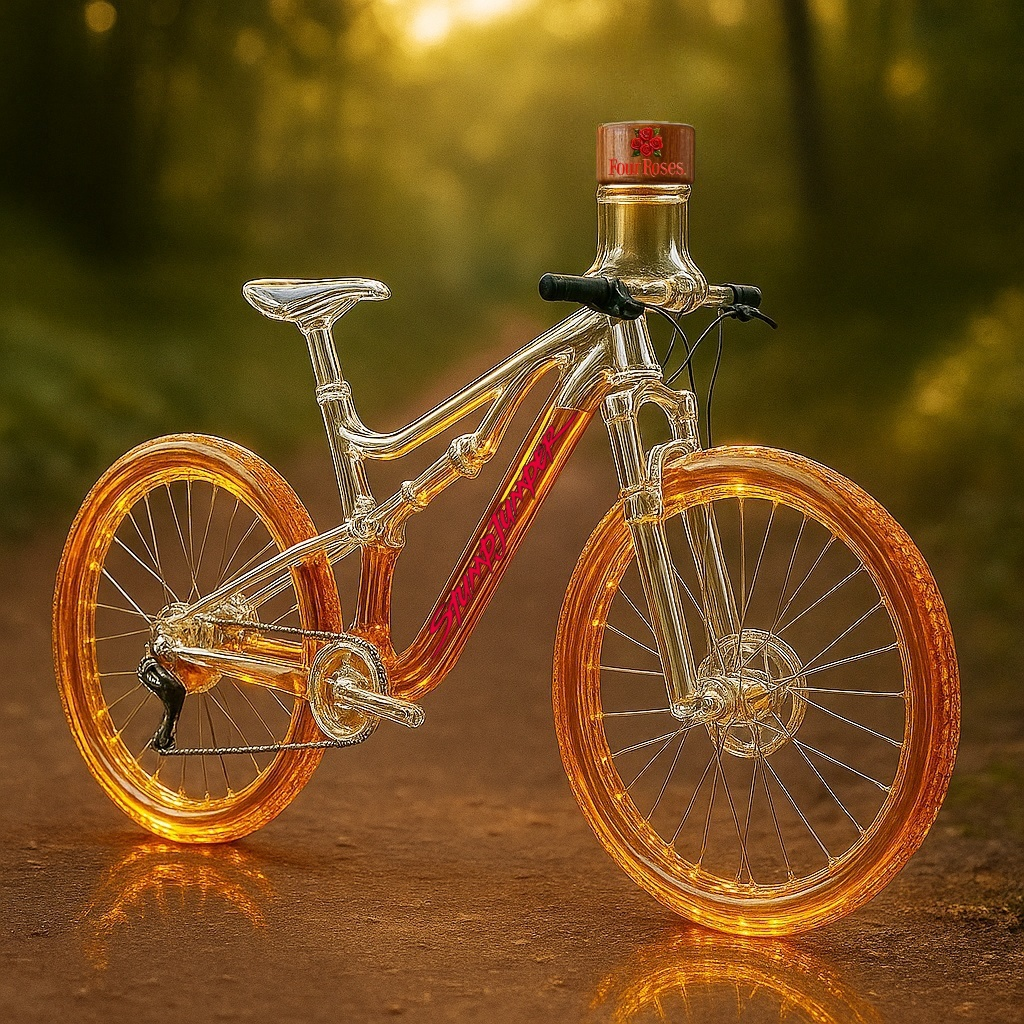 Specialized Stumpjumper Mountain Bike Whiskey Bottle