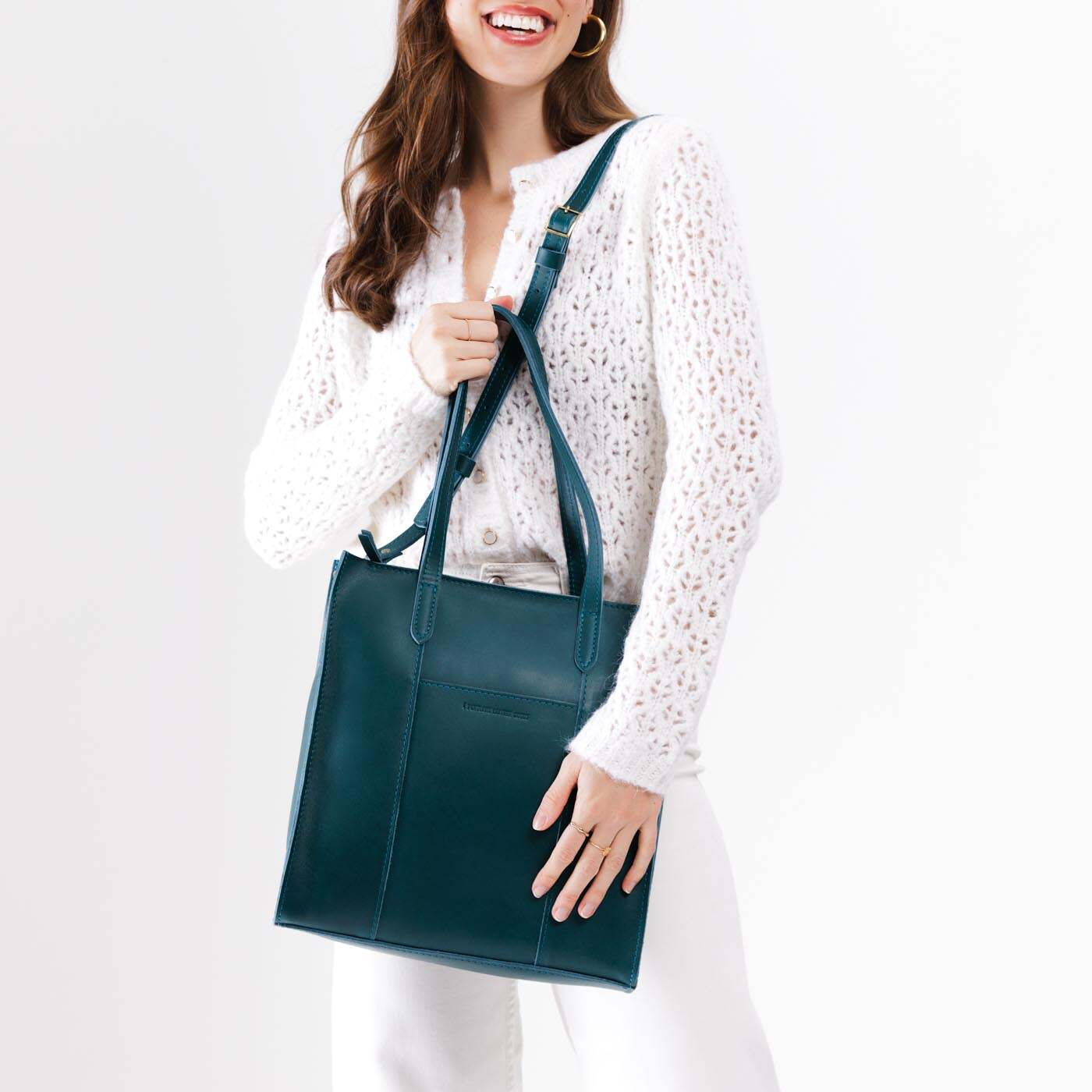 Large Lola Zipper Crossbody Tote