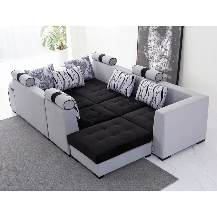 Arvella 10 - Piece Slipcovered Sectional