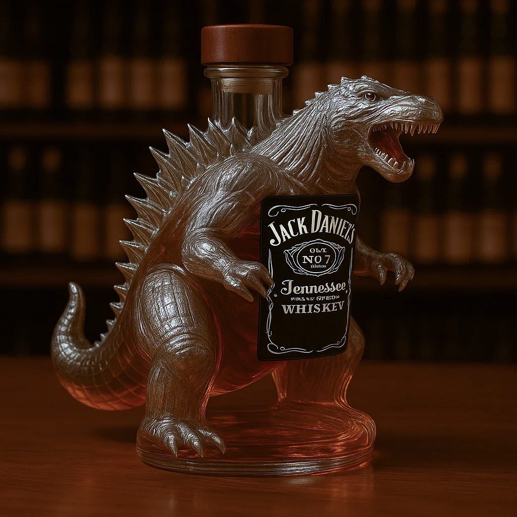 King of Monsters Whisky Bottle