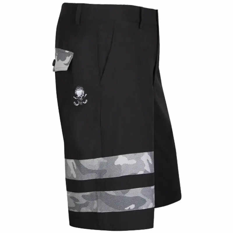 Zuma Cool-Stretch Men's Golf Shorts (Black/Camo X)