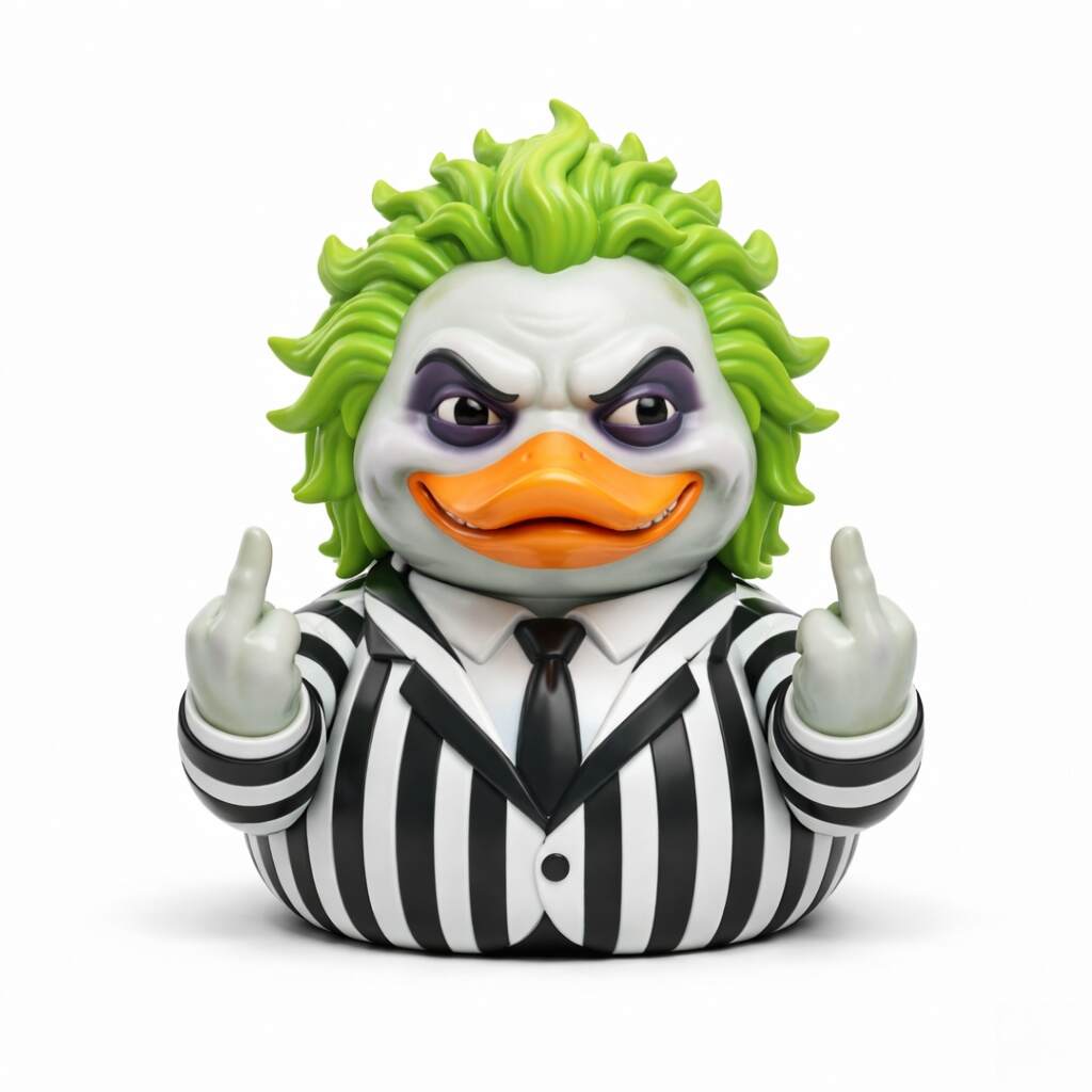 Rebel Ghost Duck Striped Suit Chaos Edition
