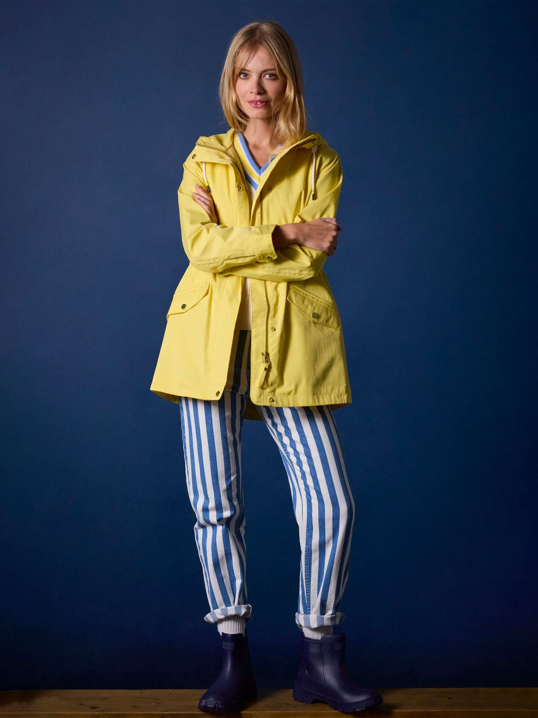 Portwell Yellow Waterproof Raincoat With Hood