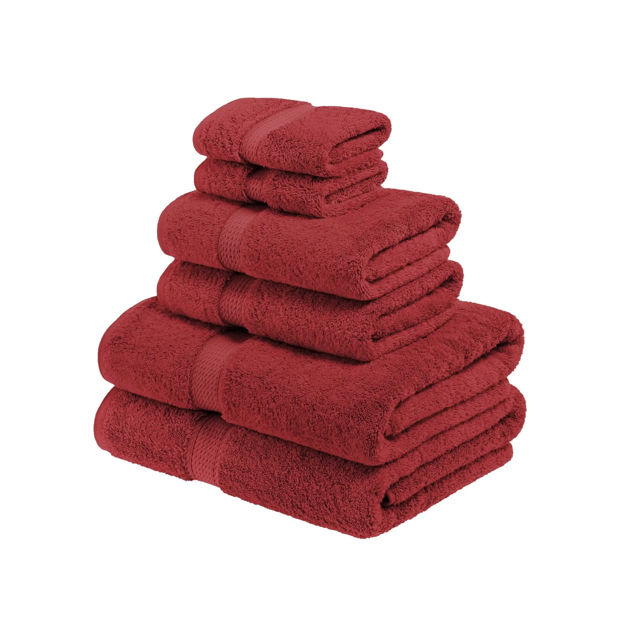 Superior Egyptian Cotton Pile Heavyweight 6-Piece Towel Set