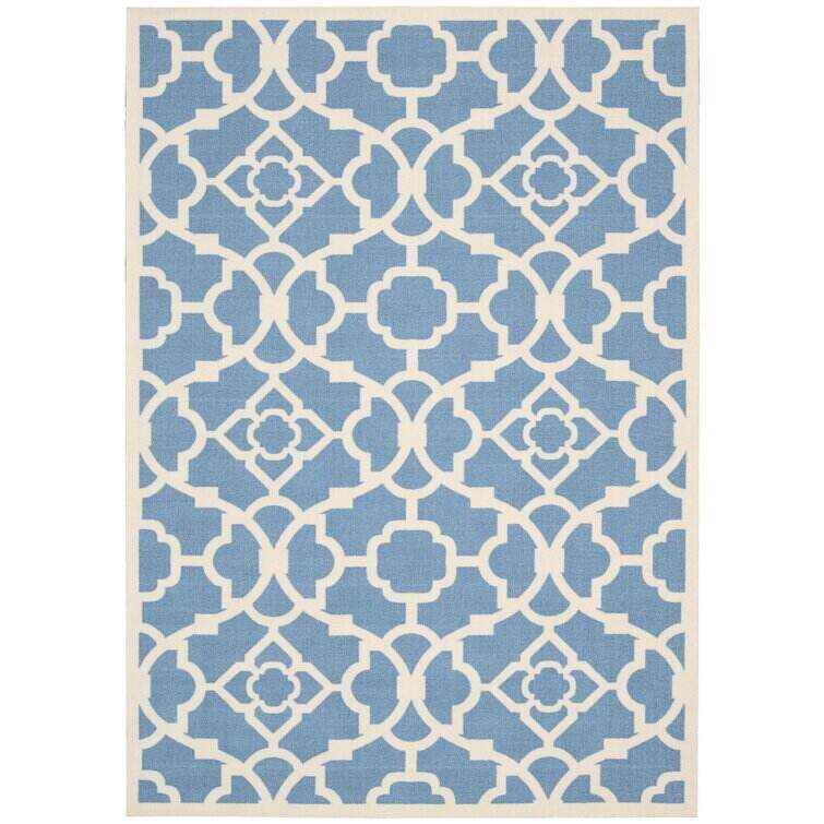 Ariene Navy Blue Indoor/Outdoor Rug