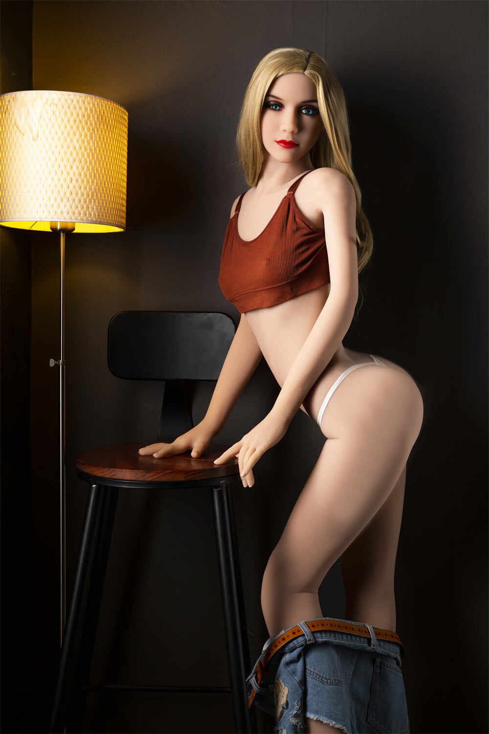 6YE Chipo 5ft45 / 166cm #16 Head TPE Adult Slim Blonde Sex Doll