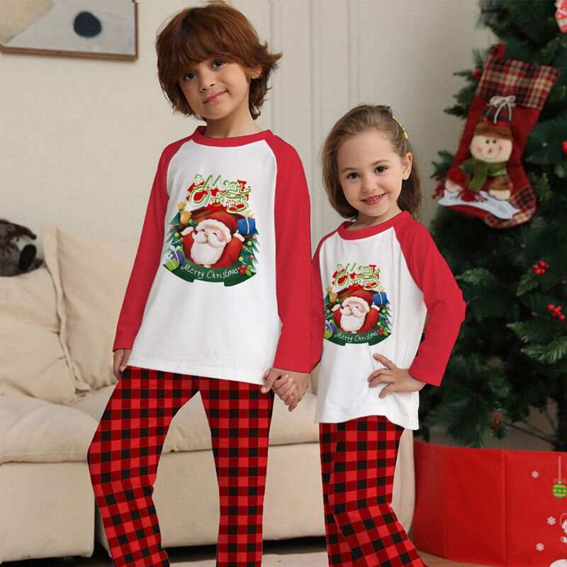 Matching Christmas Santa Pajamas Sets Pjs