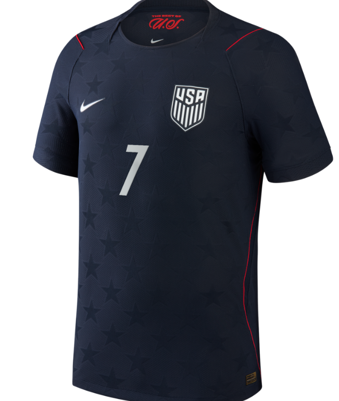 Giovanni Reyna USMNT Nike 2026 Away Match Authentic Jersey - Blue