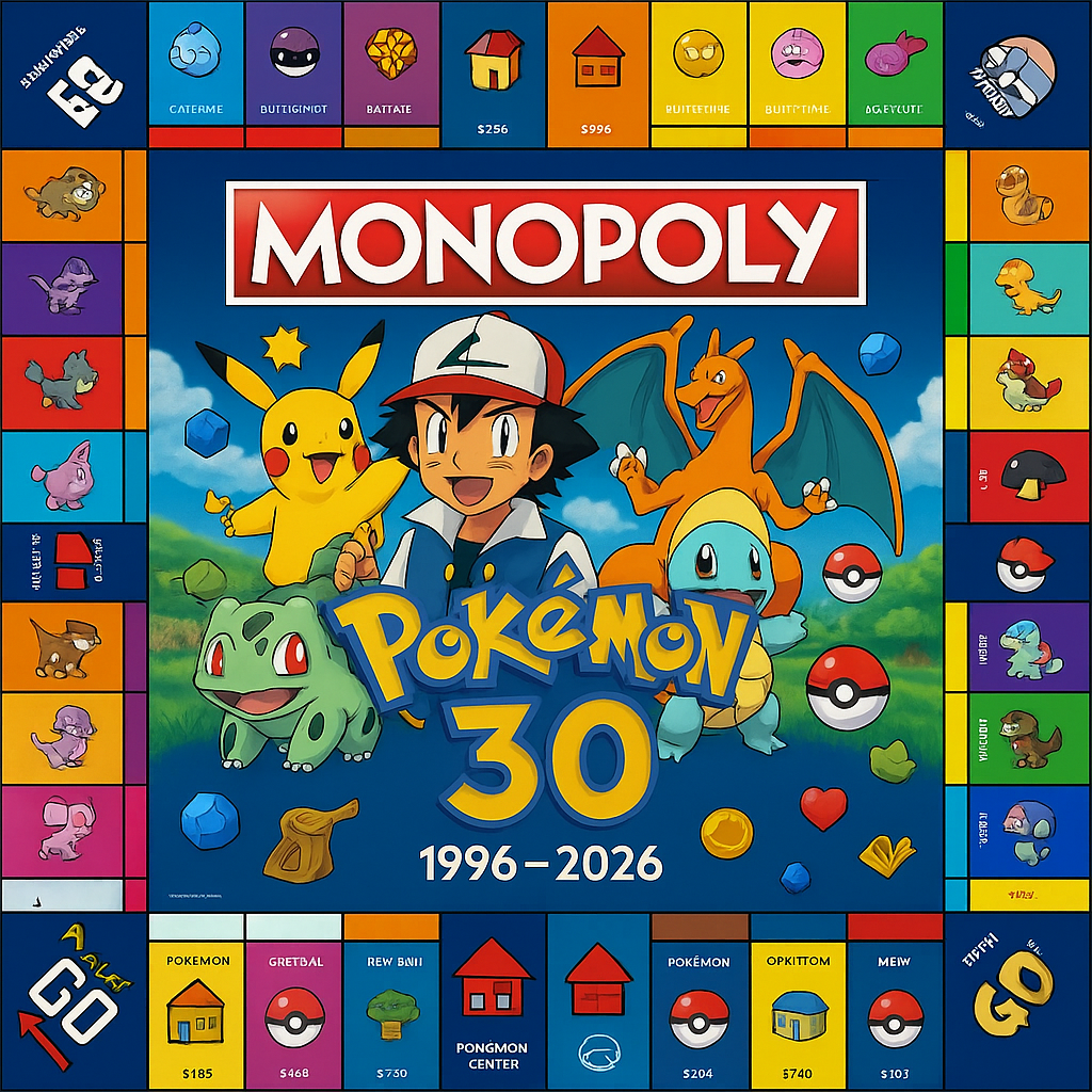 MONOPOLY: Pokémon – 30th Anniversary Edition (1996–2026)