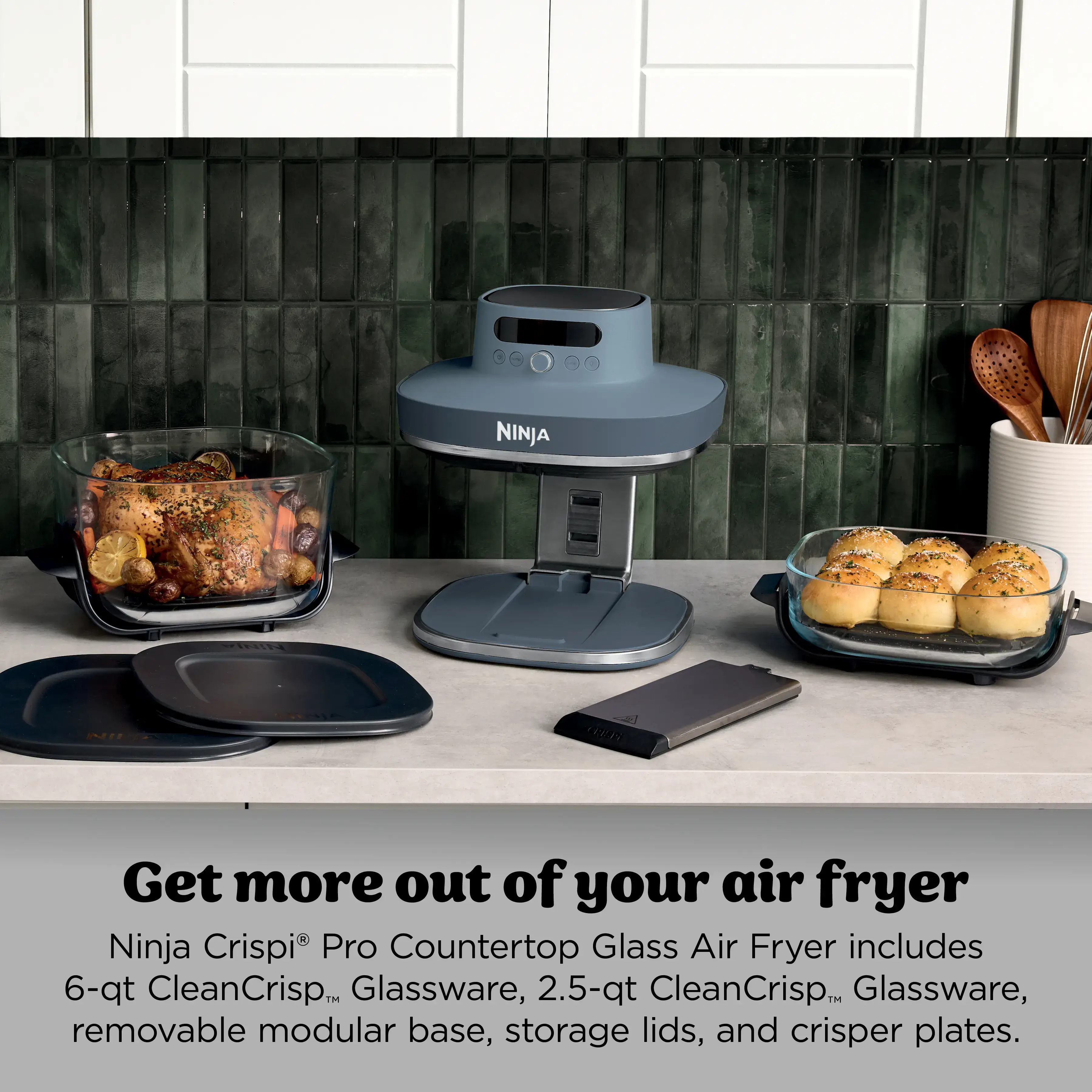 6-in-1 Glass Countertop Air Fryer