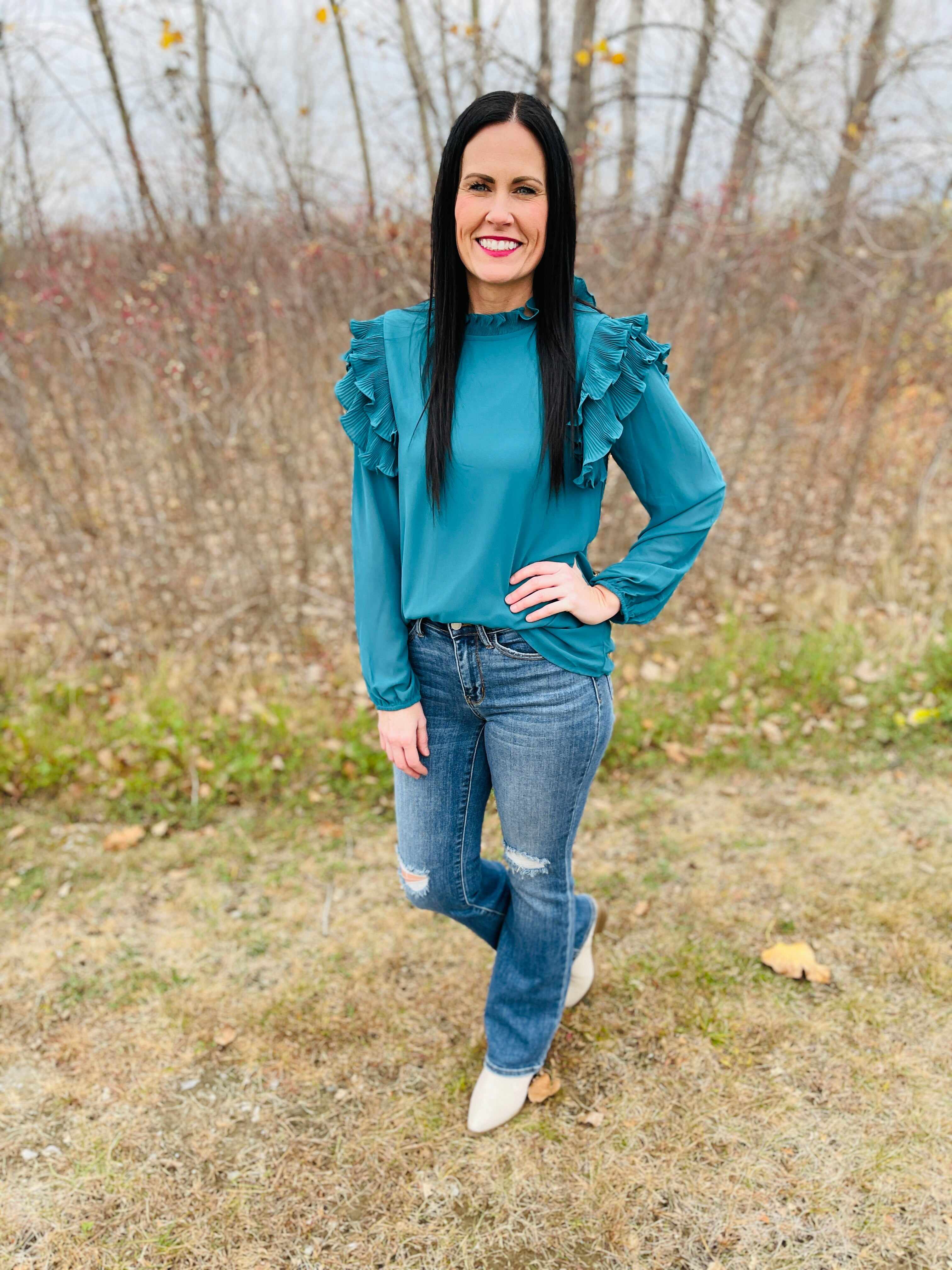 PLUS/REG Feelin' Slim Bootcut Jeans