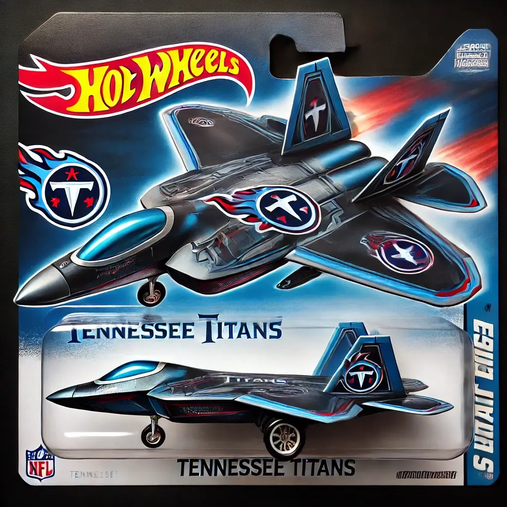 Hot Wheels x NFL F-22 Fighter