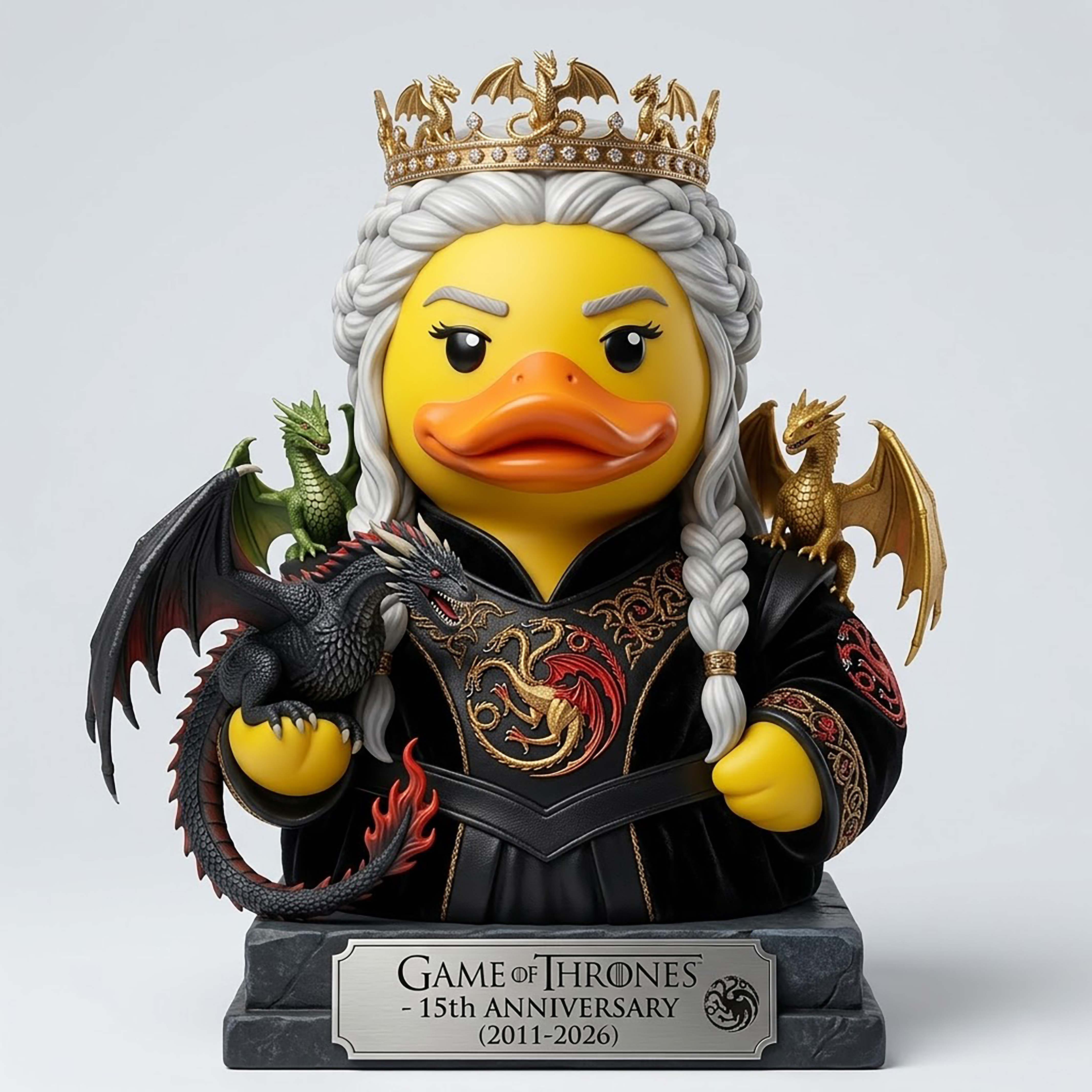 🐉Game of Thrones 15th Anniversary Daenerys Targaryen Rubber Duck