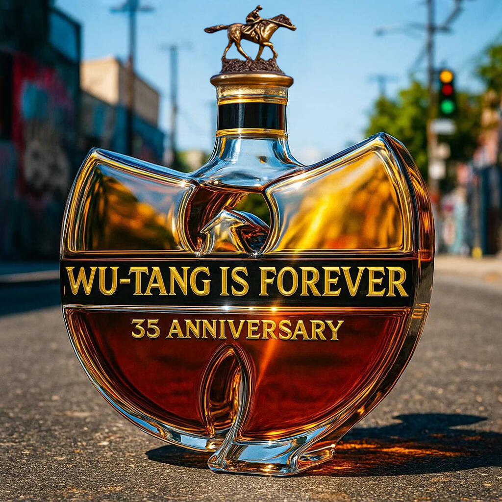 Wu-Tang Clan 35 Anniversary Whiskey Bottle