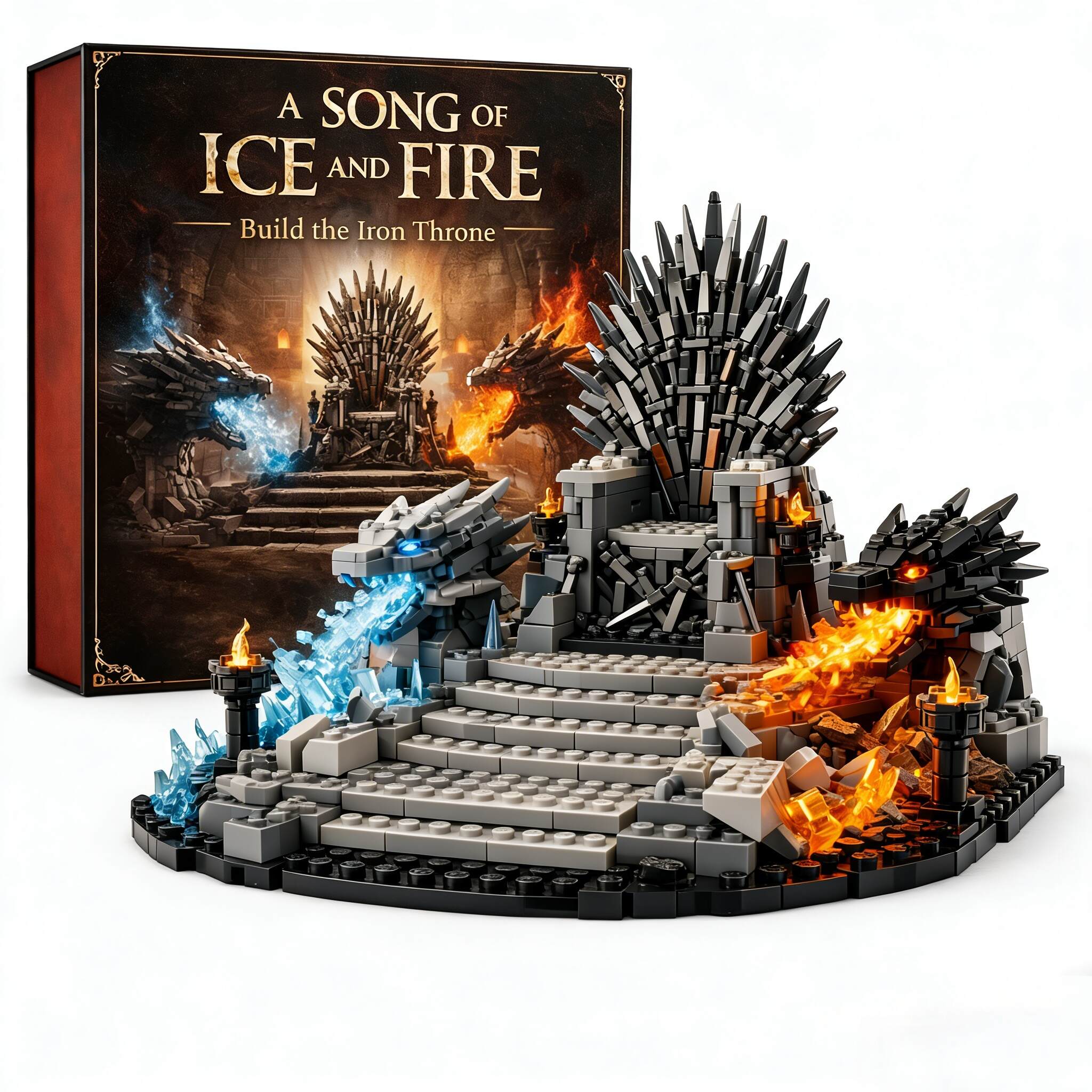 A Song of Ice and Fire – Iron Throne Building Block Display Model