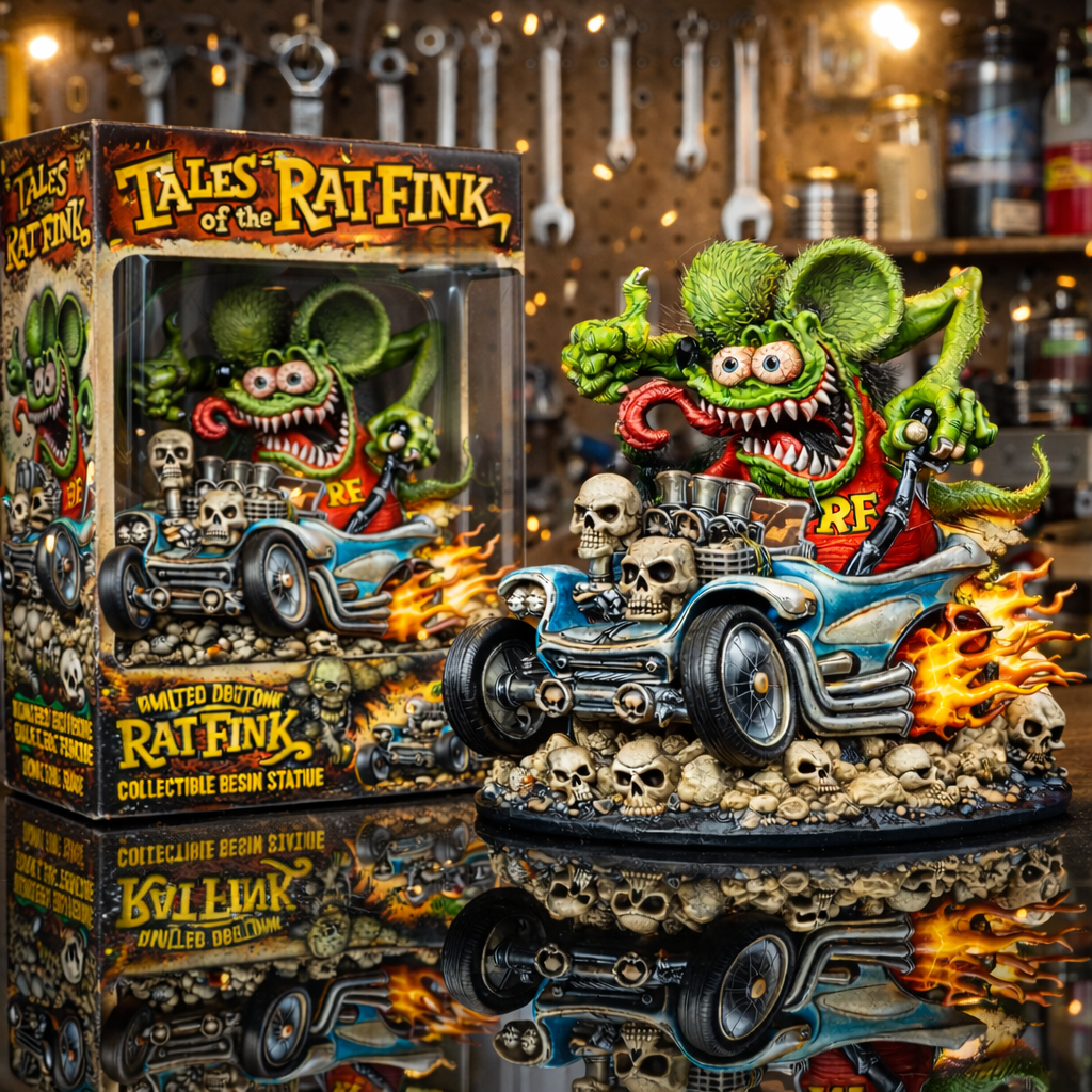 Rat Fink Skull Road Outlaw POP Collectible