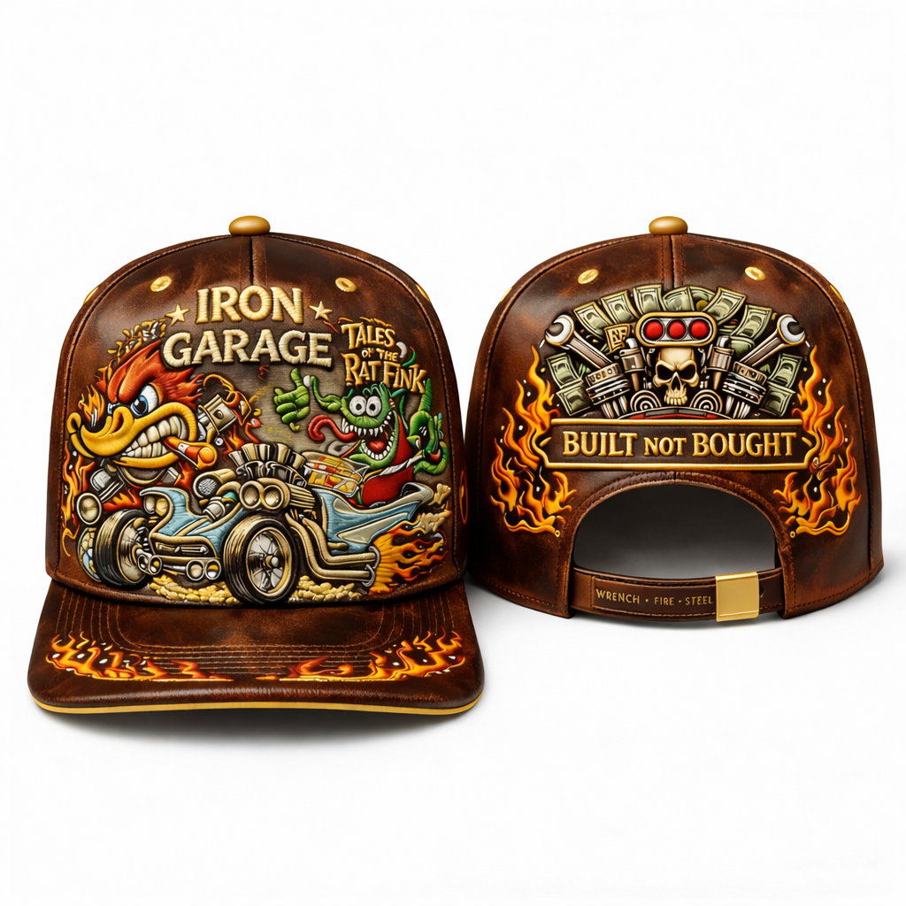 RAT FINK IRON GARAGE Rebellion Limited Cap