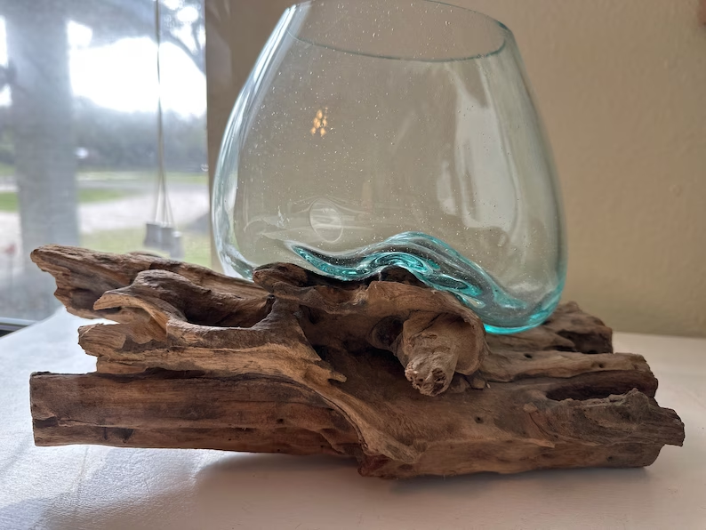 Ancient Stone glued aquascape for nano aquarium