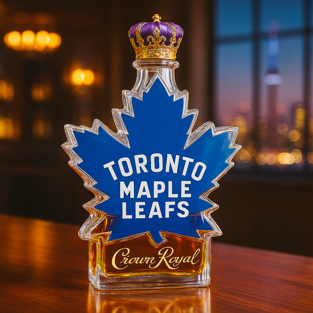 Toronto Maple Leafs Whiskey Bottle