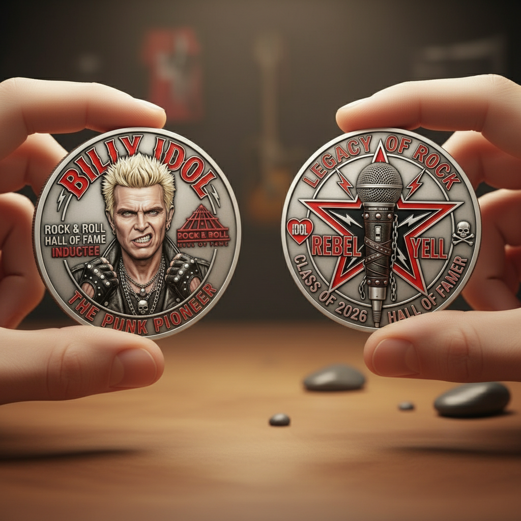 Billy Idol 2026 Rock & Roll Hall of Fame Commemorative Coin