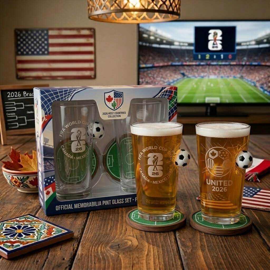 🍻2026 FIFA World Cup-Themed Beer Glass