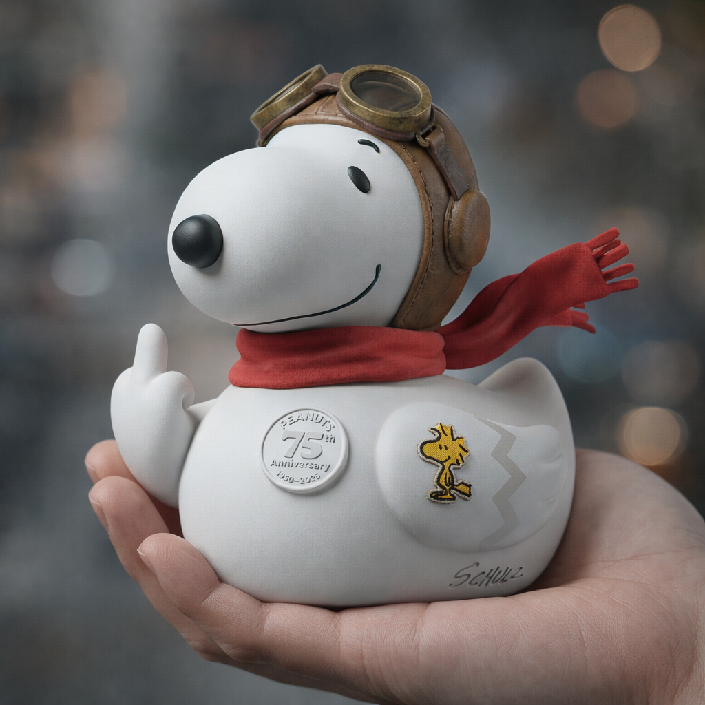 Snoopy Flying Ace – Peanuts 75th Anniversary Collectible Figurine