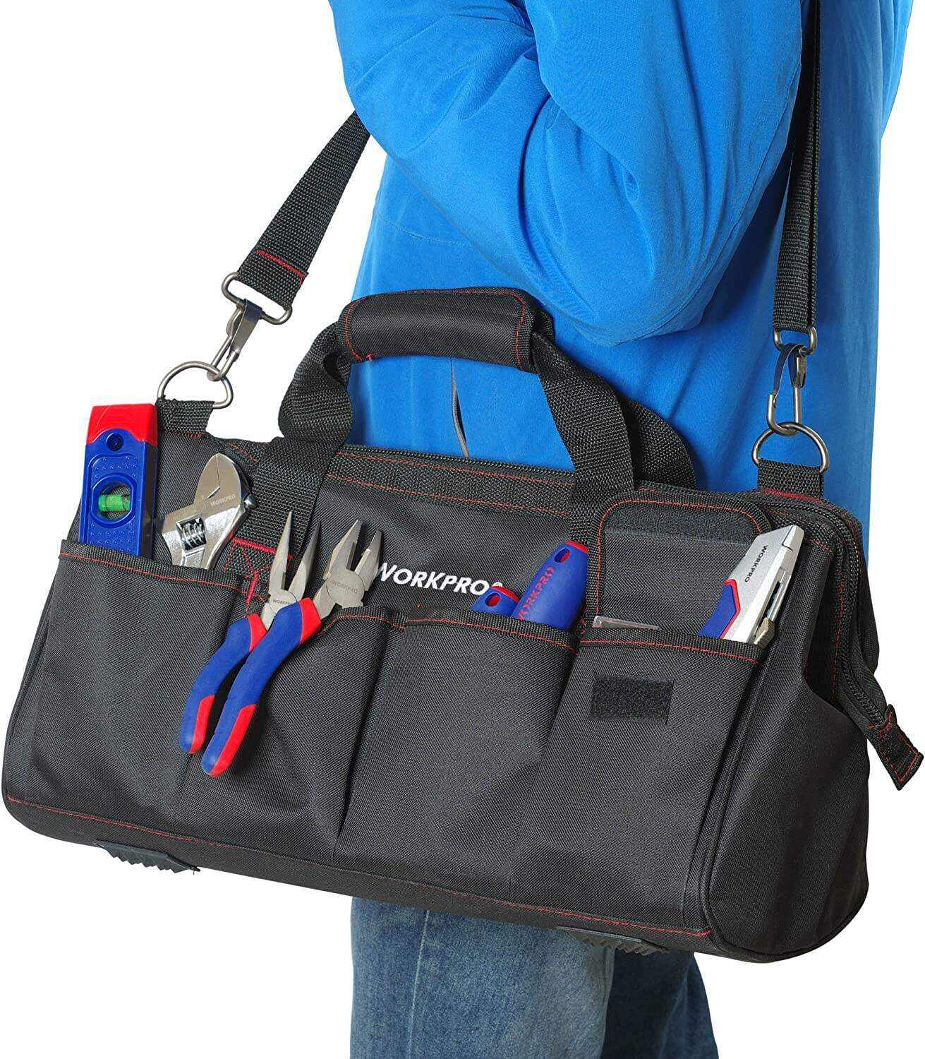 W009037A 322-Piece Home Repair Hand Tool Kit Basic Household Tool Set with Carrying Bag