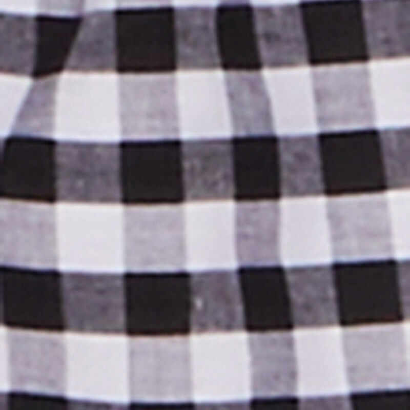 Haute Monde Gingham Strapless Tiered Skater Dress