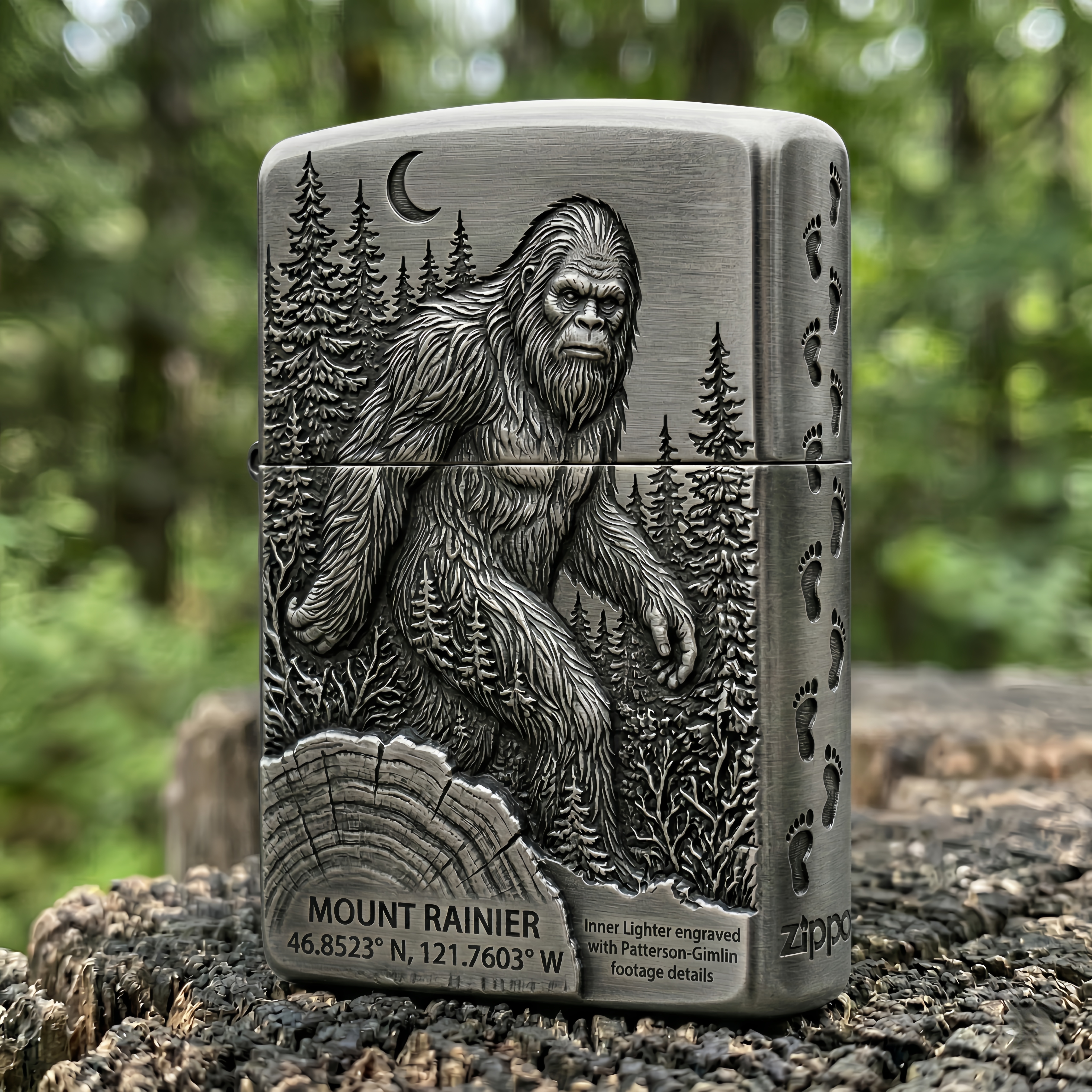 Mount Rainier Sasquatch Collectible Lighter