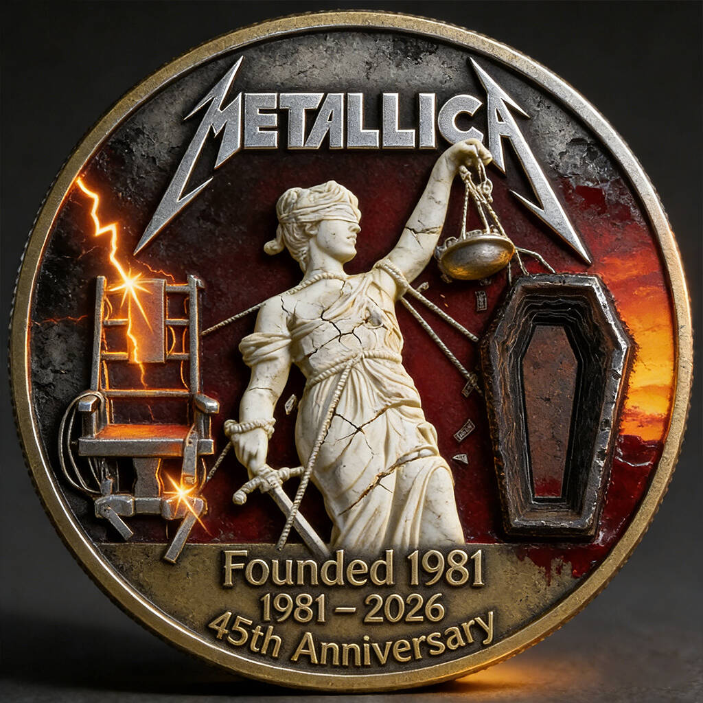 Metallica 45th Anniversary Commemorative Coin
