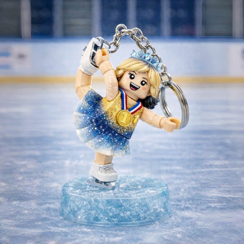Winter Gold 2026 – Champion Skater Collector Keychain