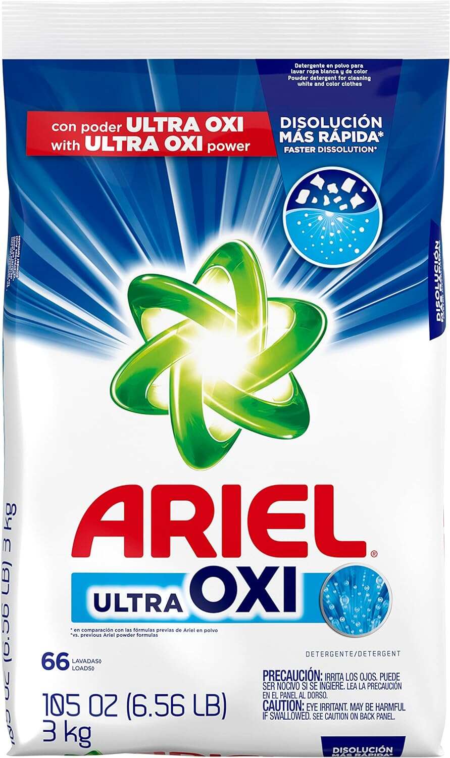 Ariel Powder Laundry Detergent, Original Scent, 211 ounces 42 Loads