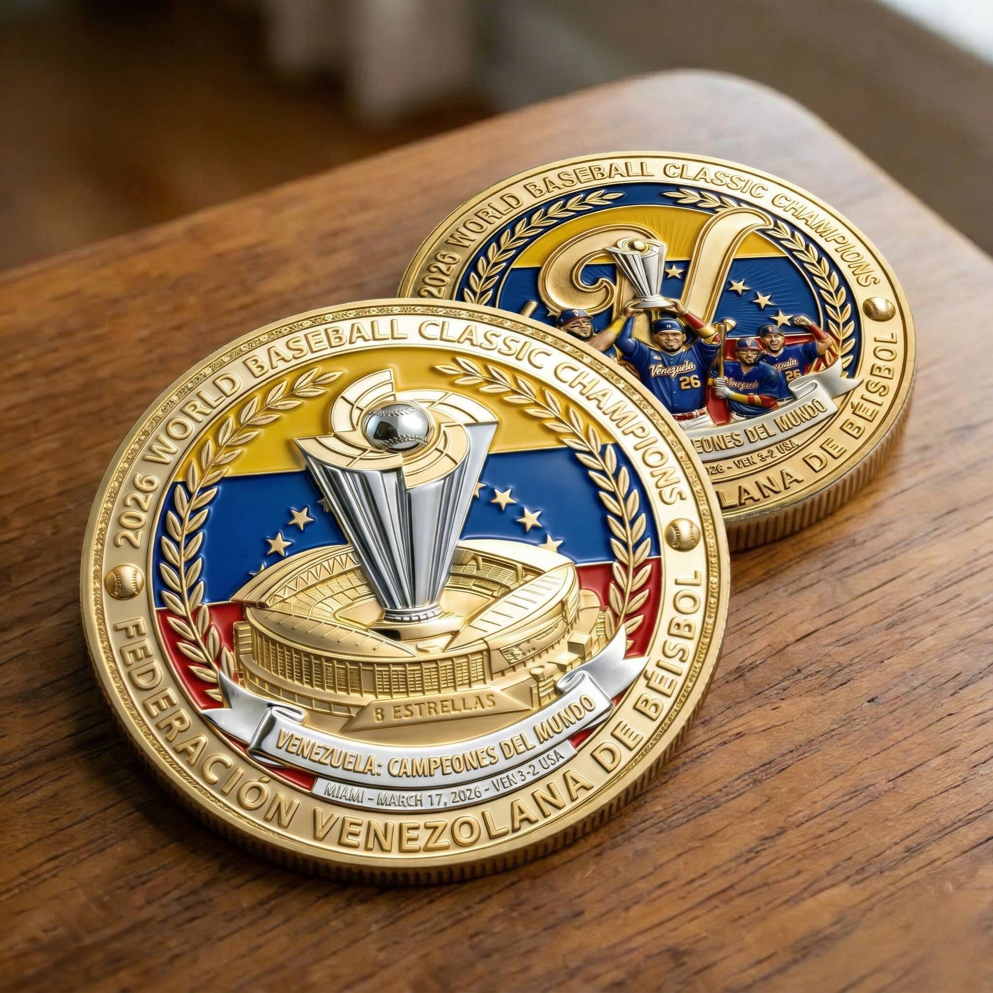 2026 Venezuela WBC Champions Commemorative Coin
