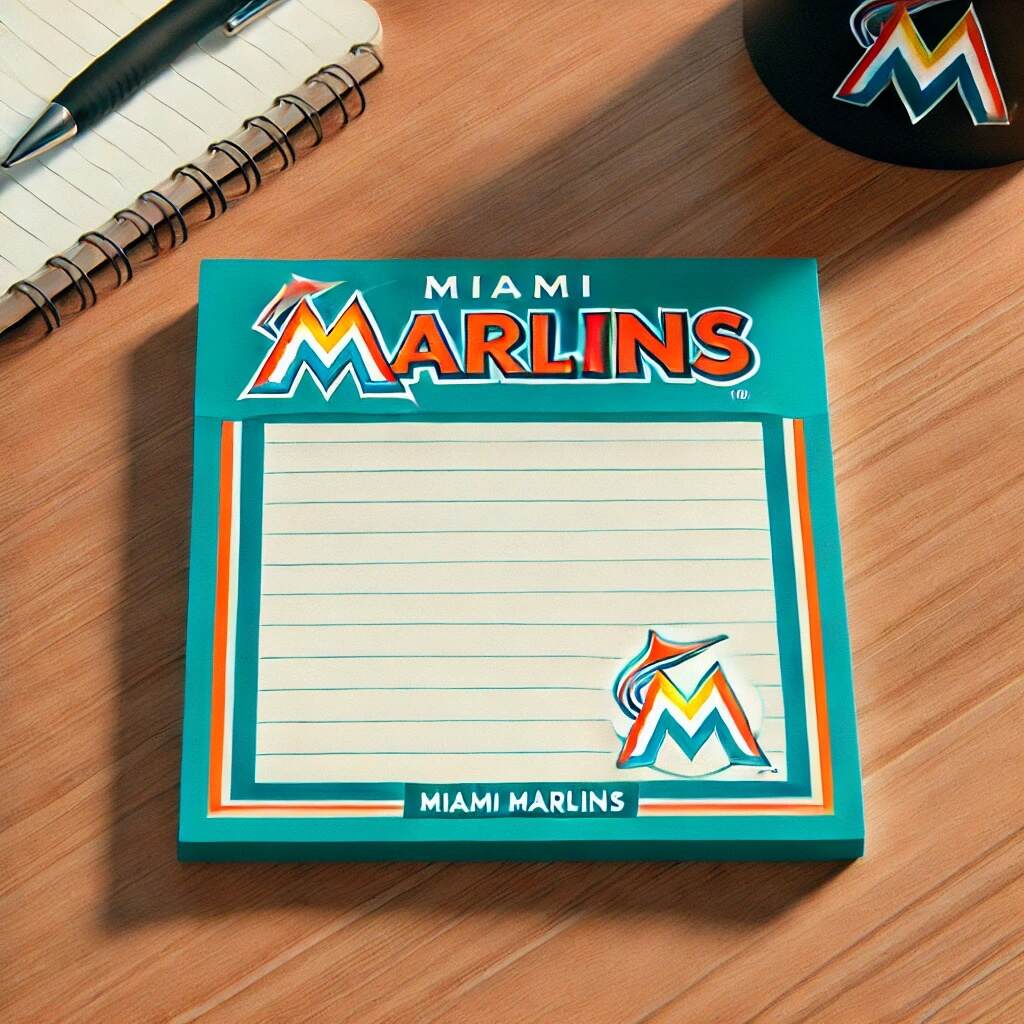 Baseball Team Sticky Notes