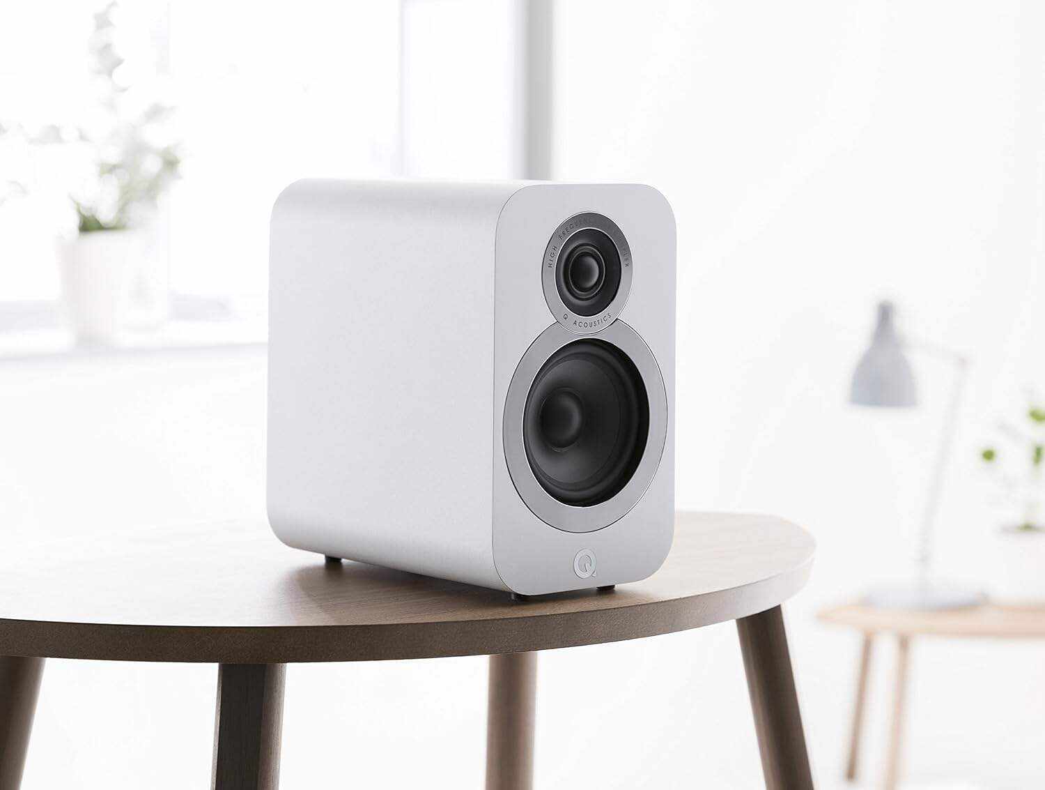Q Acoustics 3010i Compact Bookshelf Speakers Pair English Walnut - 2-Way Reflex Enclosure Type, 4