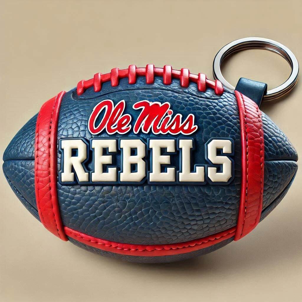 College Football Keychain