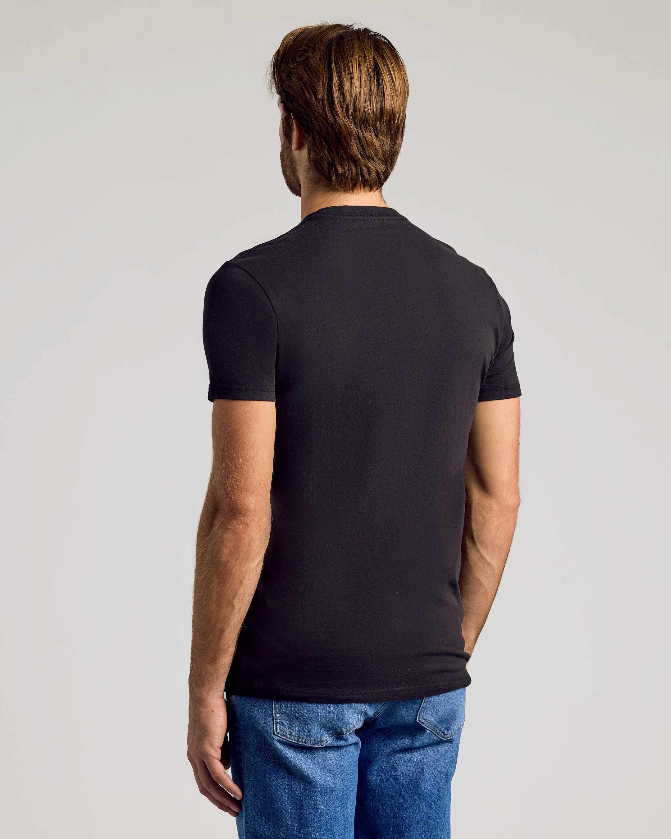Black Classic Crew Neck 6-Pack