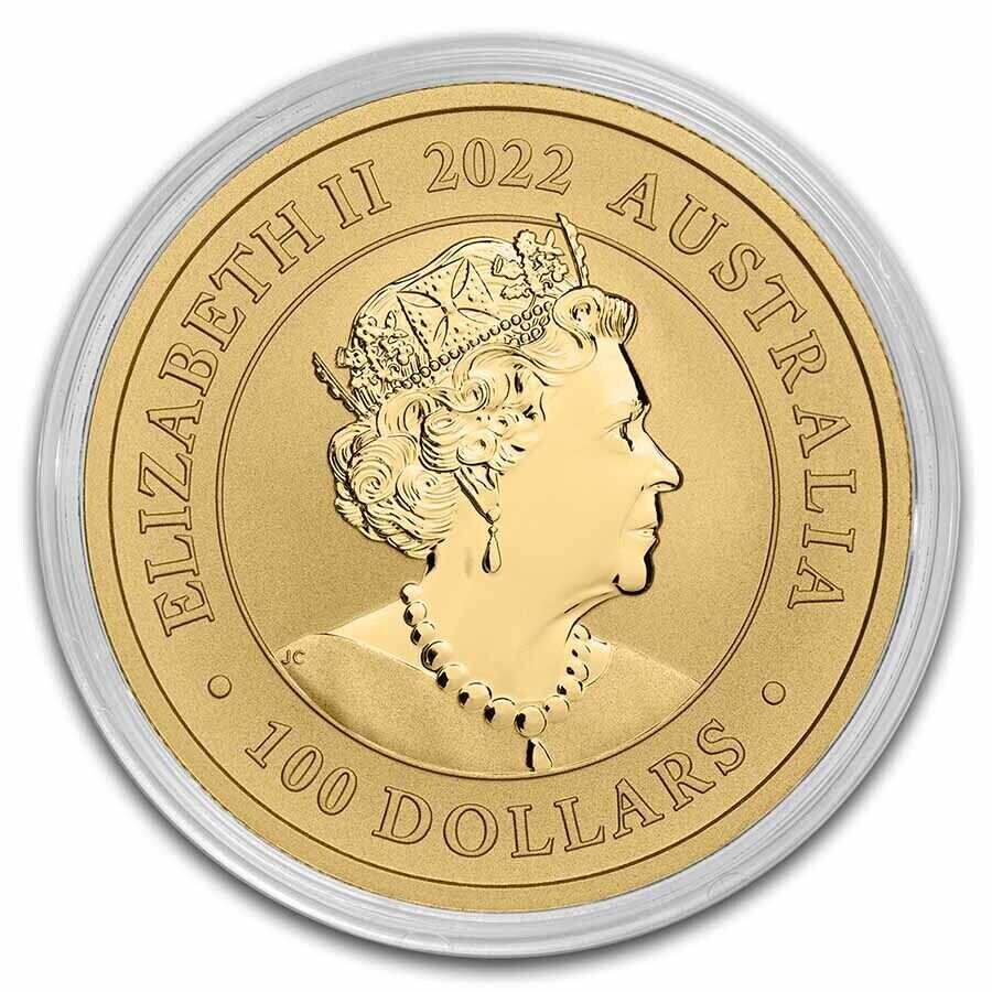 2022 Australia 1 oz Gold Swan BU